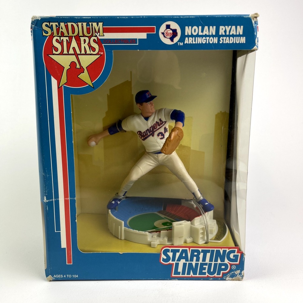 Starting Lineup 1992 MLB Stadium Stars Nolan Ryan Arlington Stadium Texas Ranger